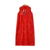 Spring Red Floral Print pärlor Jacquard Dress ärmlösa stativkrage paljetter midi casual klänningar s4m110303 plus storlek xxl