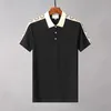 Camiseta para hombres Li Xia Light Luxury Fashion Deformer Polo Polo Collar Collar Camiseta de manga corta Top de negocios