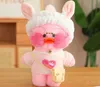 30cm Lalafanfan Duck Plush Toys com chapéu e óculos de pelúcia de pelúcia macia boneca de boneca DIY DIY Birthday Gift