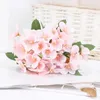 Decorative Flowers Artificial Crabapple Faux Begonia Flower Branch With Stem For Home Wedding Party Decor Floral