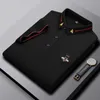 High Quality Spring Luxury Italian men's T-shirt Designer Polo Shirt High Street Embroidery Little Bee Print Clothing Men's Brand Polo Shirt Size M-4XL 001