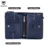 Compteur des documents Bullcapain portefeuille en cuir vintage Carte de portefeuille de porte-monnaie pour hommes Cartera Hombre Men's Mandsbag RFID