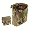 Förpackar Tactical Recovery Mag Molle Dump Drop Pouch Midjeväska Folding DrawString Magazine Pouch Storage Bag Airsoft Hunting Accessories