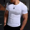 Summer Mens décontracté confortable Tirmfitting man tshirt sportive gymnase sportswear honthreing their t-shirt shirts drôles 240416