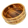 Dinnerware Sets Sushi Bucket Vaveu chinês Vapes de arroz conveniente Mixagem de madeira barril de madeira