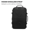 Plecaki 40L męskie plecak duże pojemności Rozszerzalne męskie torby podróży służbowej USB ładowanie wodoodporne 17,3 cala plecaki laptopa