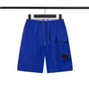 Designer Mens Metal Nylon Shorts Fashion Hight Street Sports Shorts Quick Drying Swimwear Man Beach Pants