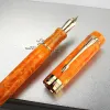 Pens Jinhao 100 FONTENA PEN FONDA CENTENNAL RESIN NIB FINE ORANK GOLDEN CLIP BUSINESS OFFICI