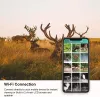 Cameras APP Bluetooth Live Show WIFI Trail Camera Live Stream Hunting Cameras WIFI801B 24MP 1296P Night Vision Wildlife Surveillance