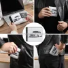 Clips 1955 Chevy Bel Air Drawing Leather Wallet Men Slim Purse Card Holder Wallets Money Bag Ss 1950 Detroit 67 Car Muscle Vintage Cla