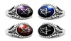 Nowy pierścień Pentagram 316L Stal nierdzewna tytanowa Men Pierścień Rock Pop Punk Fashion Jewelry Cluster 3947854