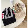 Cappelli balaclava all'uncinetto fatto a mano per donne autunno e inverno in lana a maglia berretti per pullover a maglia berretta per cappuccio con cappuccio femmina con cappuccio 240419