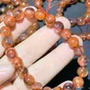 Acessório de geomancia Bracelete de glitter brasileiro natural, pomba fantasma de penas, pulseira de jóias de cristal de flor de goma koi de alta qualidade