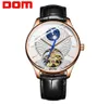 Dom maschile orologi migliori marchi di lusso orologio meccanico automatico uomo in pelle orologi sportivi impermeabili M1260GL7M8133135