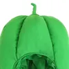 Forniture per feste cappello di peluche Halloween Cap Halloween Caldo accogliente Green Pepper Design inverno Holiday Holiday