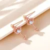 Stud Earrings CYJ European S925 Sterling Silver CZ Fairy Magic For Women Birthday Party Gift Jewelry
