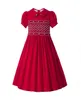 Платье Pettigril Red Domcked Summer Proder Fring Girl с пышным рукавом детское платье детское одежду GDMGD309D1022162449