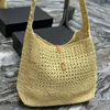 Nouveau sac de créateur sacs à main tissés d'été Fashion Sac de paille décontractée Luxury Crochet Handmade Crochet Sac de vacances Sac de plage de week-end Sac de plage Bag