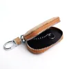 Wallets New Arrival Genuine Cork Car Key Holder Fashion Men Women Gift Organizer Natural Wooden Leather Coin Case