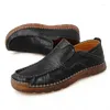 Casual Shoes 2024 Men Fashion Loafers Breathable Walking Lightweight Slip-on Driving Footwear Big Size 38-47 Handmade Soft