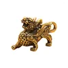 Figurine decorative Kirin Pendant Auto Borsa di portachiavi natalizia Accessori fai -da -te Pure Accessori per pavimento Regalo carino