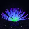 Aquariums Aquarium Imitative Rainbow Sea Mer Urchin Ball Ornement de silicone artificiel avec un effet élogieux pour la décoration du paysage du poisson