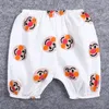 Zestawy odzieży Baby Boys Summer krótkie piżamę Kids Kimono piżama bawełna Pijama maluch maluchowa dziewczyny