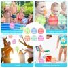 Bola de água recarregável reutilizável Silicone Ball Recarregável Urso Balão de Água para atividades de verão ao ar livre Fun for Kids 240417