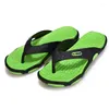 Slippers Lightweight Men Flip Flops Beach Sandals Non-slip Casual Flat Shoes Indoor House For Outdoor Slides