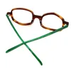 Lunettes de soleil Frames de lunettes acétates de premium multicolores irrégulières Unisexe Handmade Designer HEEGLASSES avec emballage complet