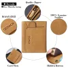 Portefeuilles Sendefn Vente de haut 100% en cuir authentique Men de portefeuille Purse RFID Blocking Small Carte Holder Pocket Male Pocket Money