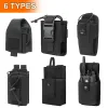Packs Tactical molle radio walkie talkie pochette sac de taille porte poche pochette portable holster transport sac pour chasse au camping