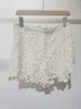 Women's Shorts 2024 Fashion Loose Casual Lace Hollow 0322