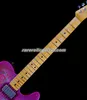 Ron Thorn Masterbuilt Relic Pink Paisley Electric Guitar Humbucker Pickup Maple Fretboard Dot Inlay 3 Saddles Bridge Vintage Tuners Nitrocellulose Lacquer