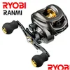 Baitcasting Reels Ryobi Ranmi Ak Reel Agua salada Agua dulce Pesca 71bb Max Drag 8 kg Ligera de surf de cáscara de cebo de cebo Dhus0