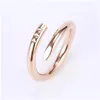 Band Rings Luxury Classic Nail Ring Designer Fashion Uni Cuff Par Bangle Gold Jewelry Valentines Day Gift Drop Delivery Otjbg