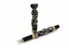 ペン高品質のジンハオメタルヘビ噴水ペン贅沢な書道インクペンイラウリタコブラ3Dパターンギフト0.5ニブオフィス用品