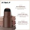 Enhancers 1 Set Lazy Eyebrow Powder Stamp Set Retouching Eyebrow Hairline Face Shadow Waterproof Long Lasting Easy Colouring No Smudge