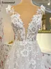 Robes de mariée pour femmes 2024 Boho A-Line Robes de mariage sexy en dentelle Applique élégante robe de mariée vestidos de novia