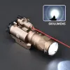 Scopes Wadsn Airsoft Tactical X400V Strobe LED LED Red Laser Laser X400 Latarka Pistol Pistol Light Broń Broń myśliwska