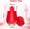 Rose Sex Toy Vibrators for Women, Clitoral Vibrators Tong Licking Sex Stimulator met 5 modi, penis tepel plagen speelgoed, clitoris sex dingen voor seksueel plezier,