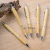 Retro Student Pen hurtowe pisanie bambusa Balpoint Business Podpisy Busines