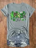 Kvinnors t-shirt St. Patricks dag sjuksköterska tryck t-shirt casual crew hals kort slve för våren sommar kvinnokläder y240420