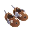Çocuklar pamuk slaytlar sonbahar kış kapalı kalmaz sevimli köpek ayakkabıları ev terlik moda bebek erkekler 240410