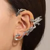 Boucles d'oreilles Creative Snake Shape Ear Oret Clip Gothic Style Hanging Hook