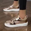 Casual Shoes Women Gym Vulcanized Female Footwear Fashion Breathable Walking PU Flat Sneakers Tenis De Mujer