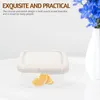 Storage Bottles Cheese Slice Organizer Covered Case Kitchen Fruits Box Fresh Keeping