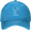 Шариковые шапки регулируемые хлопковые шапки детей Бога не продаются на продажу винтажная джинсовая шляпа Unisex для взрослых бейсбол