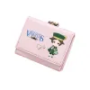 Portefeuilles L'étude de cas de vanitas Cartoon Coins Gold Holds Anime Id Card Carte Pu Leather Wallets Cute Money Money Pockets Mini Clutch