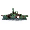 Aquariums Resin Craft Wreck Boat Sunk Battleship War Ship Ship Fish Tank Aquarium Ornement